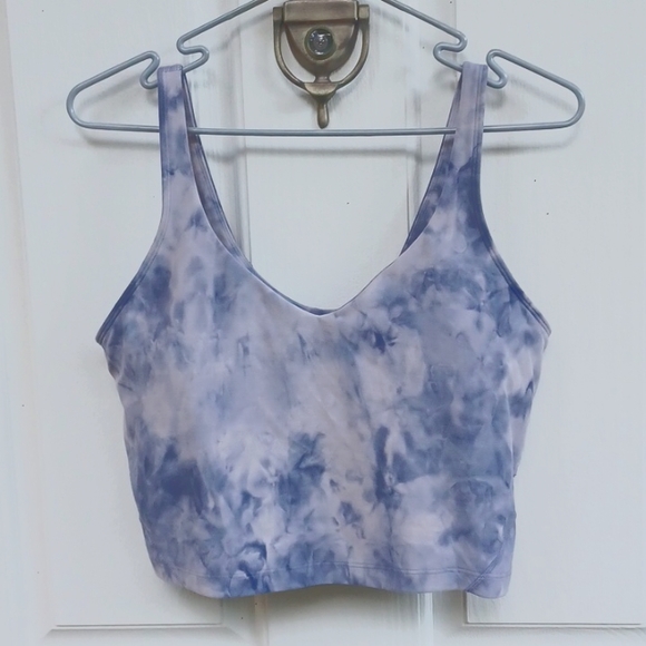 Lululemon Align Tank *Diamond DyeDiamond Dye Iced Iris Peri Purple Sz 10 - Picture 3 of 6